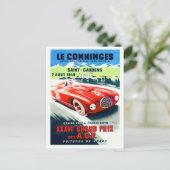 Grand Prix Racing Poster 1949 Briefkaart (Staand voorkant)