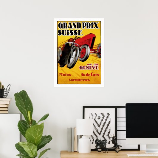 Grand Prix Suisse Poster (Thuiskantoor)