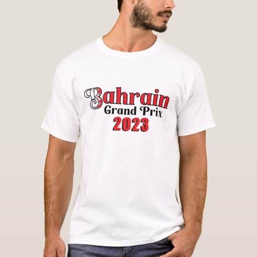 Grand Prix T-Shirt van Bahrein (Voorkant)