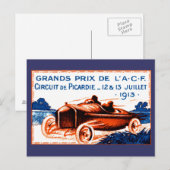 Grand Prix van 1913 Briefkaart (Voorkant / Achterkant)