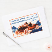 Grand Prix van 1913 Rechthoekige Sticker (Envelop)
