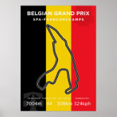 Grand Prix van België Poster (Voorkant)