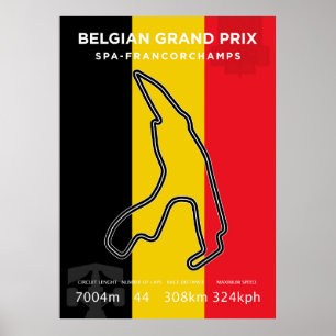 Grand Prix van België Poster