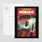 Grand Prix van Monaco 1930 Briefkaart (Voorkant / Achterkant)