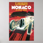Grand Prix van Monaco 1930 Poster (Voorkant)