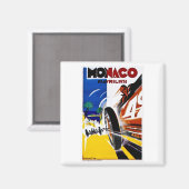 Grand Prix van Monaco 1931 -  Poster Magneet (Voorkant / Achterkant)