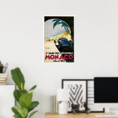 Grand Prix van Monaco, 1933 Poster voor reizen doo (Thuiskantoor)