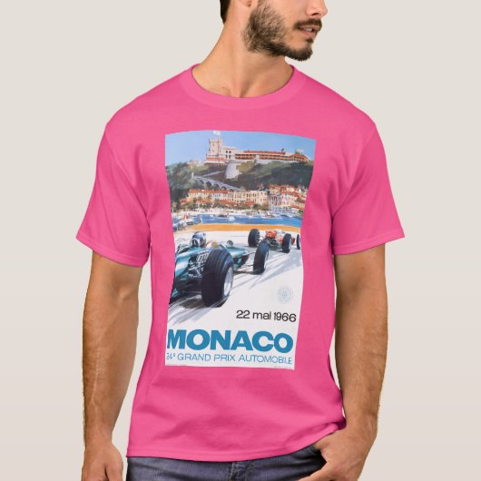 Grand Prix van Monaco 1966 Poster T-shirt (Voorkant)