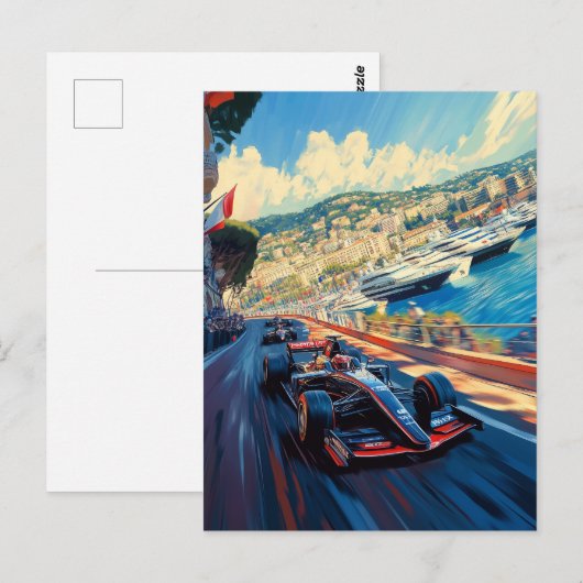 Grand Prix van Monaco Briefkaart (Voorkant / Achterkant)