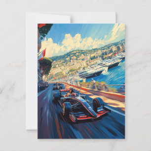 Grand Prix van Monaco Briefkaart