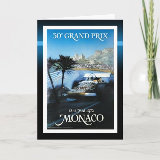 Grand Prix van Monaco Kaart (Voorkant)