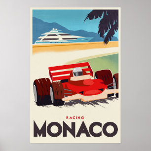 Grand Prix van Monaco Poster
