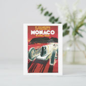  Grand Prix van Monaco uit 1930 Briefkaart (Staand voorkant)