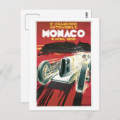  Grand Prix van Monaco uit 1930 Briefkaart (Voorkant / Achterkant)