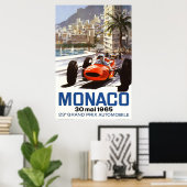 Grand Prix van Monaco uit 1965 Poster (Thuiskantoor)