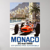 Grand Prix van Monaco uit 1965 Poster (Voorkant)