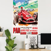 Grand Prix van PAU 1959 Poster (Thuiskantoor)