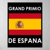 Grand Prix van Spanje Poster (Voorkant)