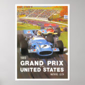 Grand Prix van Watkins Glen 1969 Poster (Voorkant)