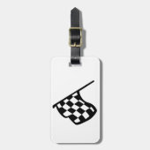 Grand Prix-vlag Bagagelabel (Voorkant verticaal)