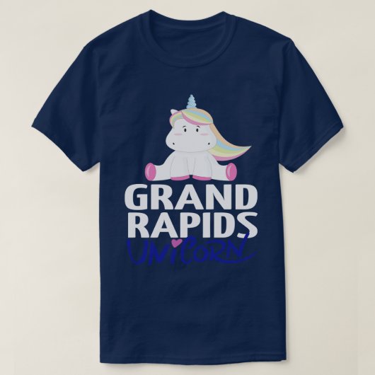 Grand Rapids Eenhoorn T-shirt (Design voorkant)
