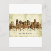 Grand Rapids Michigan Cityscape Uitnodiging Briefkaart (Voorkant)