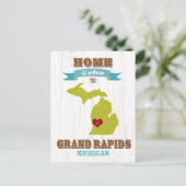 Grand Rapids, Michigan Kaart - Waar is het? (Staand voorkant)
