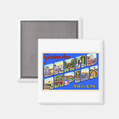 Grand Rapids Michigan MI Large Letter Briefkaart Magneet (Voorkant / Achterkant)
