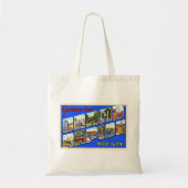 Grand Rapids Michigan MI Large Letter Briefkaart Tote Bag (Voorkant)