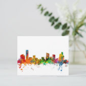 Grand Rapids Michigan Skyline Briefkaart (Staand voorkant)