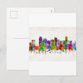 Grand Rapids Michigan Skyline Feestdagenkaart (Voorkant / Achterkant)