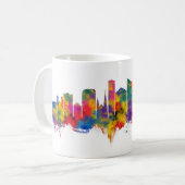 Grand Rapids Michigan Skyline Koffiemok (Voorkant links)