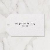 Grand Rapids Skyline dank je wel kaart Cadeaulabels (Achterkant (horizontaal))