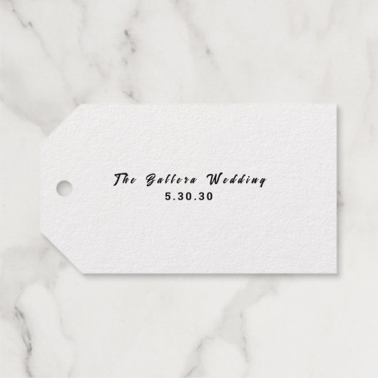 Grand Rapids Skyline dank je wel kaart Cadeaulabels (Achterkant (horizontaal))