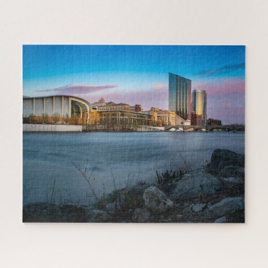 Grand Rapids Skyline Puzzle (Michigan) Legpuzzel (Horizontaal)