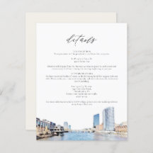 GRAND RAPIDS Skyline Wedding Details Kaart