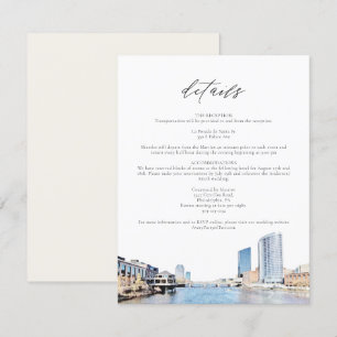 GRAND RAPIDS Skyline Wedding Details Kaart