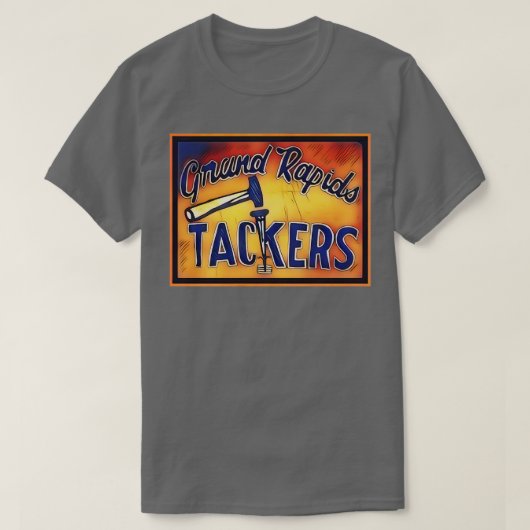 Grand Rapids Tackers Basketbal T-shirt (Design voorkant)