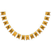 Grand Re-Opening Faux Gold Glitter Vlaggetjes (Alle)