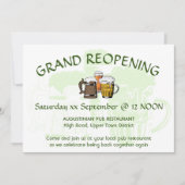 GRAND REOPENING Pub Reunion  MINT Kaart (Voorkant)