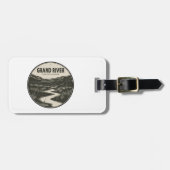 Grand River National Grassland Stream Bagagelabel (Voorkant horizontaal)