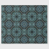 Grand Royal Julian Fractal Mandala Pattern Cadeaupapier (Vlak)