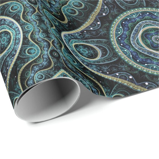 Grand Royal Julian Fractal Mandala Pattern Cadeaupapier (Rol Hoek)