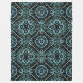 Grand Royal Julian Fractal Mandala Pattern Fleece Deken (Voorkant)