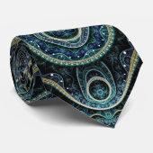 Grand Royal Julian Fractal Mandala Pattern Stropdas (Opgerold)