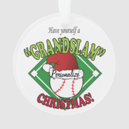 Grand Slam ⚾ Baseball Kerstmis Ornament