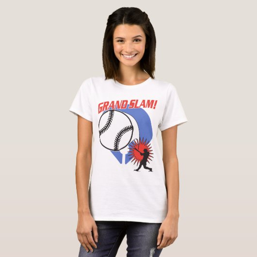 Grand Slam Baseball T-shirt (Voorkant volledig)