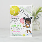 Grand Slam Birthday Invitation Kaart (Staand voorkant)