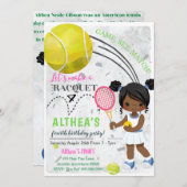 Grand Slam Birthday Invitation Kaart (Voorkant / Achterkant)
