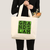 Grand Slam, honkbal home run Grote Tote Bag (Voorkant (product))